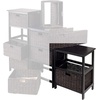 image:imageOmaha Storage Rack 4 Storage Baskets Black2 Baskets