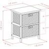 image:imageOmaha Storage Rack 4 Storage Baskets Black2 Baskets