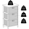 image:imageOmaha Storage Rack 4 Storage Baskets Black3 Baskets
