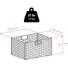 image:imageOmaha Storage Rack 4 Storage Baskets Black3 Baskets