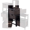 image:imageOmaha Storage Rack 4 Storage Baskets Black3 Baskets