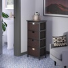 image:imageOmaha Storage Rack 4 Storage Baskets Black4 Baskets