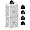 image:imageOmaha Storage Rack 4 Storage Baskets Black4 Baskets