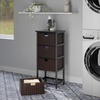 image:imageOmaha Storage Rack 4 Storage Baskets Black4 Baskets