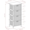 image:imageOmaha Storage Rack 4 Storage Baskets Black4 Baskets