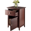 image:imageWinsome 25 x 189 x 1496Inch Wood Night StandAccent Table Brown 94215Brown