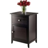 image:imageWinsome 25 x 189 x 1496Inch Wood Night StandAccent Table Brown 94215Espresso