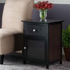 image:imageWinsome 25 x 189 x 1496Inch Wood Night StandAccent Table Brown 94215Espresso