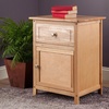 image:imageWinsome 25 x 189 x 1496Inch Wood Night StandAccent Table Brown 94215Natural