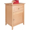 image:imageWinsome 25 x 189 x 1496Inch Wood Night StandAccent Table Brown 94215Natural