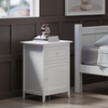 image:imageWinsome 25 x 189 x 1496Inch Wood Night StandAccent Table Brown 94215White