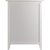 image:imageWinsome 25 x 189 x 1496Inch Wood Night StandAccent Table Brown 94215White