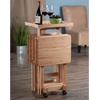 image:imageWinsome 6Piece Snack Table Walnut 94828Natural