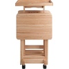 image:imageWinsome 6Piece Snack Table Walnut 94828Natural