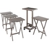 image:imageWinsome 6Piece Snack Table Walnut 94828Oyster Gray