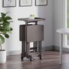image:imageWinsome 6Piece Snack Table Walnut 94828Oyster Gray