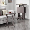 image:imageWinsome 6Piece Snack Table Walnut 94828Oyster Gray