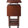 image:imageWinsome 6Piece Snack Table Walnut 94828Walnut