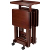 image:imageWinsome 6Piece Snack Table Walnut 94828Walnut