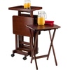image:imageWinsome 6Piece Snack Table Walnut 94828Walnut