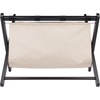 image:imageWinsome 92535 Dora Wood Foldable Luggage Rack with Removable Fabric Basket Espresso
