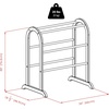 image:imageWinsome 94326 Wood Quilt Rack With 6 Rungs Antique WalnutStorage