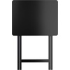 image:imageWinsome Alex Set of 4 Foldable Snack Tables with Storage Rack 26 in Black Easy to Store Portable Fold Up Table Set for Kitchen Living Room TV Dining Crafts Puzzles Work From Home