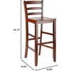 image:imageWinsome Benjamin Stool 24 Antique Walnut29