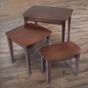 image:imageWinsome Bradley Nesting Tables for Living Room Walnut Set of 3