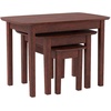 image:imageWinsome Bradley Nesting Tables for Living Room Walnut Set of 3