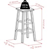 image:imageWinsome Carrick Counter Stool with Footrests 24 High 14 Wide TeakTeak