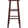 image:imageWinsome Carrick Counter Stool with Footrests 24 High 14 Wide TeakWalnut