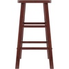 image:imageWinsome Carrick Counter Stool with Footrests 24 High 14 Wide TeakWalnut