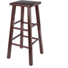 image:imageWinsome Carrick Counter Stool with Footrests 24 High 14 Wide TeakWalnut