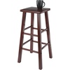 image:imageWinsome Carrick Counter Stool with Footrests 24 High 14 Wide TeakWalnut