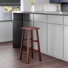 image:imageWinsome Carrick Counter Stool with Footrests 24 High 14 Wide TeakWalnut