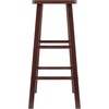 image:imageWinsome Carrick Counter Stool with Footrests 24 High 14 Wide TeakWalnut