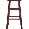 image:imageWinsome Carrick Counter Stool with Footrests 24 High 14 Wide TeakWalnut