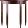 image:imageWinsome Concord Half Moon Accent Table for Living Room Hallway Walnut