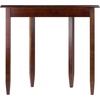 image:imageWinsome Concord Half Moon Accent Table for Living Room Hallway Walnut