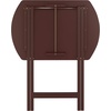 image:imageWinsome Corbett Set of 2 Oversized Foldable Snack Tables Easy to Store Portable Fold Up Table Set for Kitchen Living Room TV Dining Crafts Puzzles Work From HomeAntique Walnut