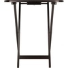 image:imageWinsome Corbett Set of 2 Oversized Foldable Snack Tables Easy to Store Portable Fold Up Table Set for Kitchen Living Room TV Dining Crafts Puzzles Work From HomeCoffee