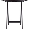 image:imageWinsome Corbett Set of 2 Oversized Foldable Snack Tables Easy to Store Portable Fold Up Table Set for Kitchen Living Room TV Dining Crafts Puzzles Work From HomeCoffee