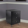 image:imageWinsome Daniel Accent Table Classic Bedside Nightstand with 3 Drawers End Table with Storage for Couches in Living Room Functional Furniture for Bedroom Office