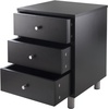 image:imageWinsome Daniel Accent Table Classic Bedside Nightstand with 3 Drawers End Table with Storage for Couches in Living Room Functional Furniture for Bedroom Office