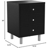 image:imageWinsome Daniel Accent Table Classic Bedside Nightstand with 3 Drawers End Table with Storage for Couches in Living Room Functional Furniture for Bedroom Office