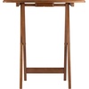 image:imageWinsome Dylan Set of 4 Oversized Foldable Snack Tables with Storage Rack 26 in Espresso Easy to Store Portable Fold Up Table Set for Kitchen Living Room TV Dining Crafts Puzzles Work From HomeTeak
