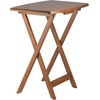 image:imageWinsome Dylan Set of 4 Oversized Foldable Snack Tables with Storage Rack 26 in Espresso Easy to Store Portable Fold Up Table Set for Kitchen Living Room TV Dining Crafts Puzzles Work From HomeTeak