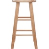 image:imageWinsome Element 2Piece Counter Stool Set 29 in Walnut Classic Backless Bar Chairs for Kitchen amp Dining Room Seating Timeless Essential Furniture for Home Dorm ApartmentsNatural