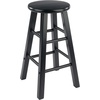 image:imageWinsome Element 2Piece Counter Stool Set 29 in Walnut Classic Backless Bar Chairs for Kitchen amp Dining Room Seating Timeless Essential Furniture for Home Dorm ApartmentsBlack